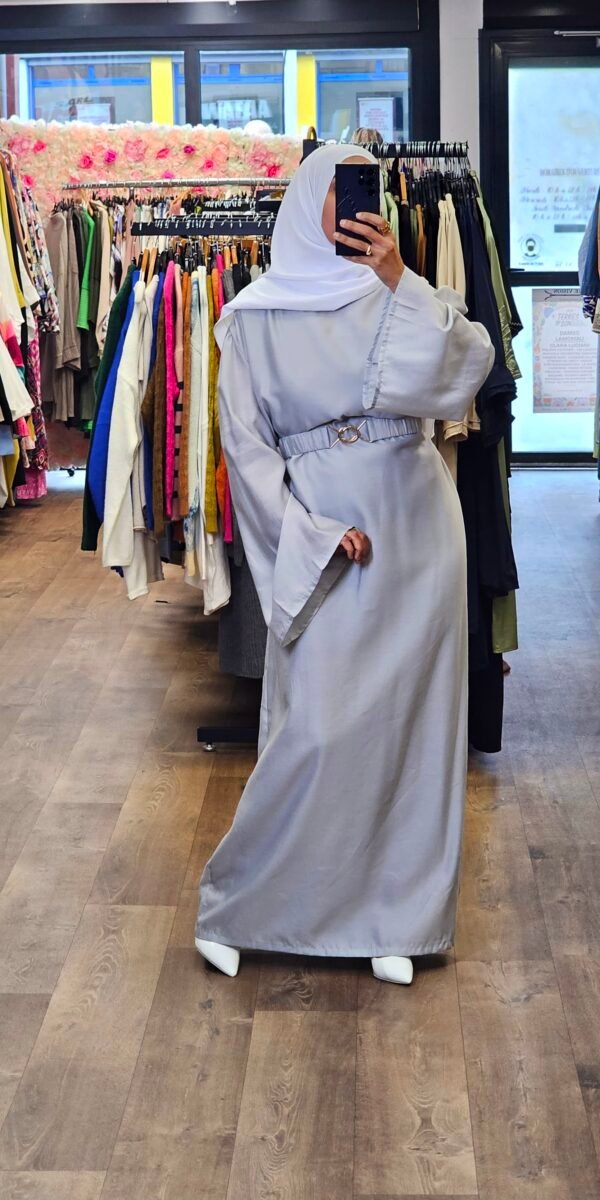 Robe longue Mounia grise