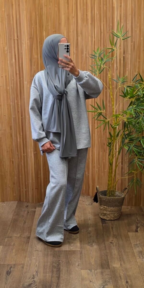 Ensemble comfy Fatim gris