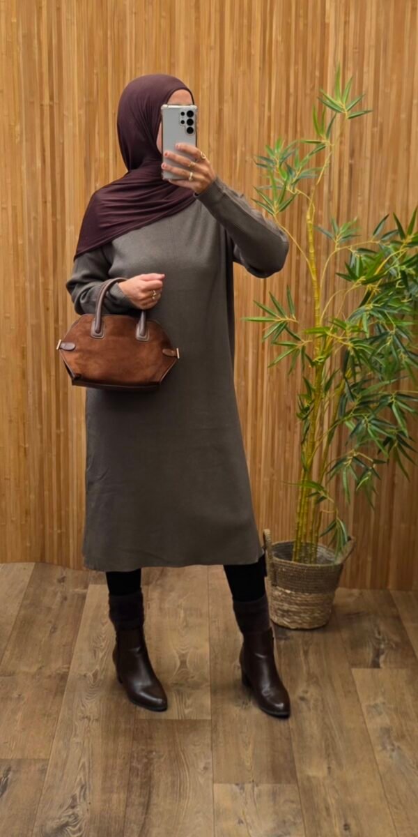 Robe tunique coffee