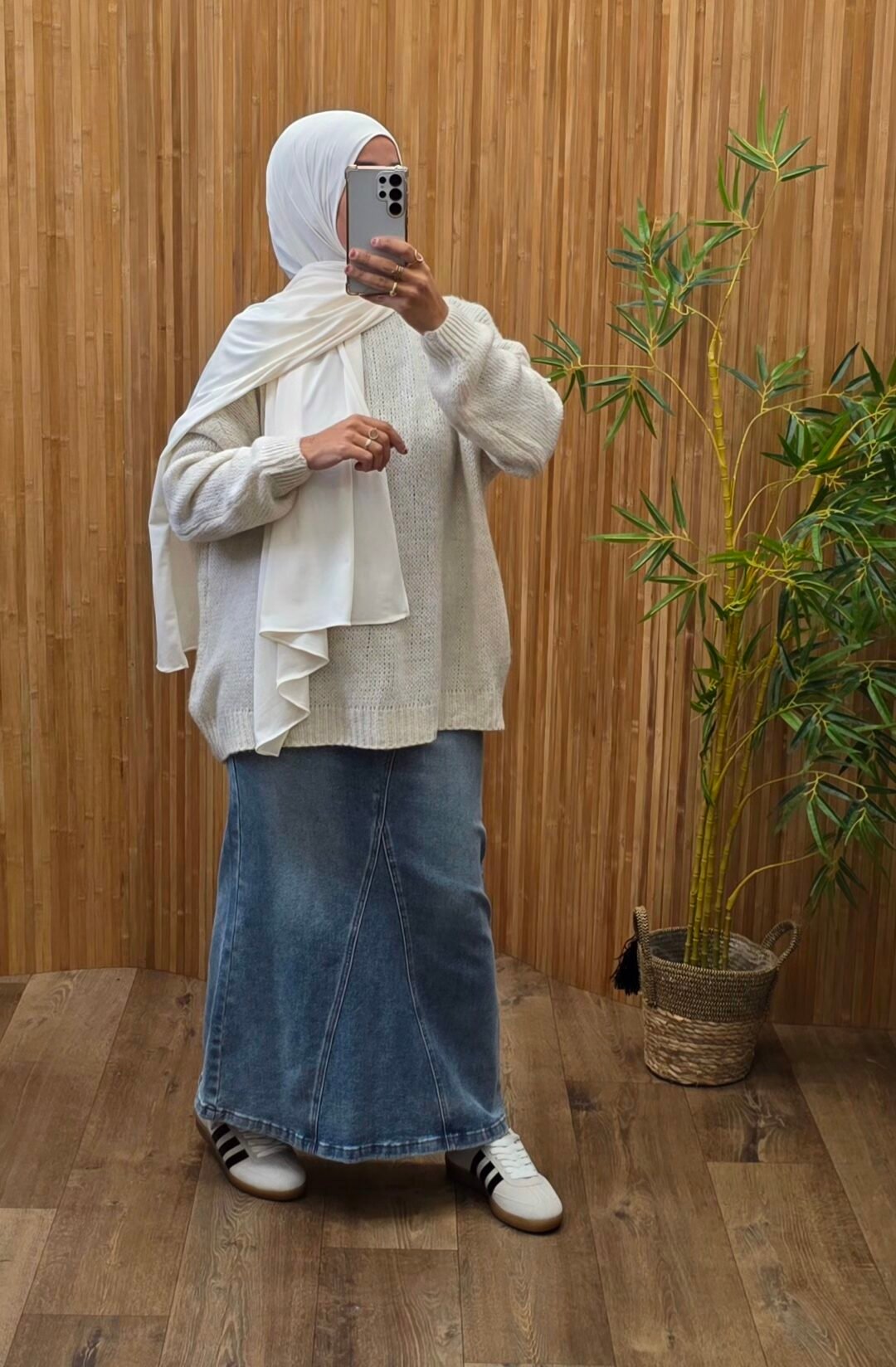 Jupe en jeans Coralie – Image 2