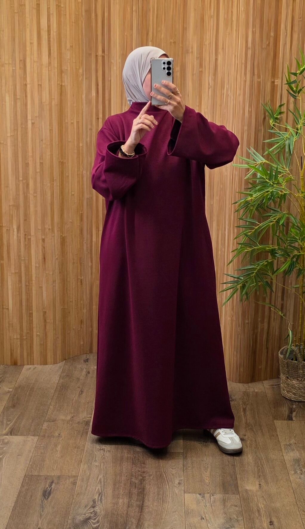 Robe Sajena bordeaux