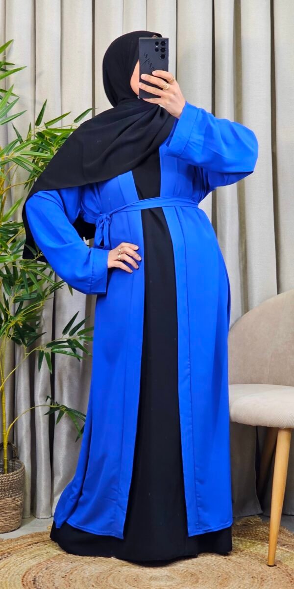 kimono bleu roi