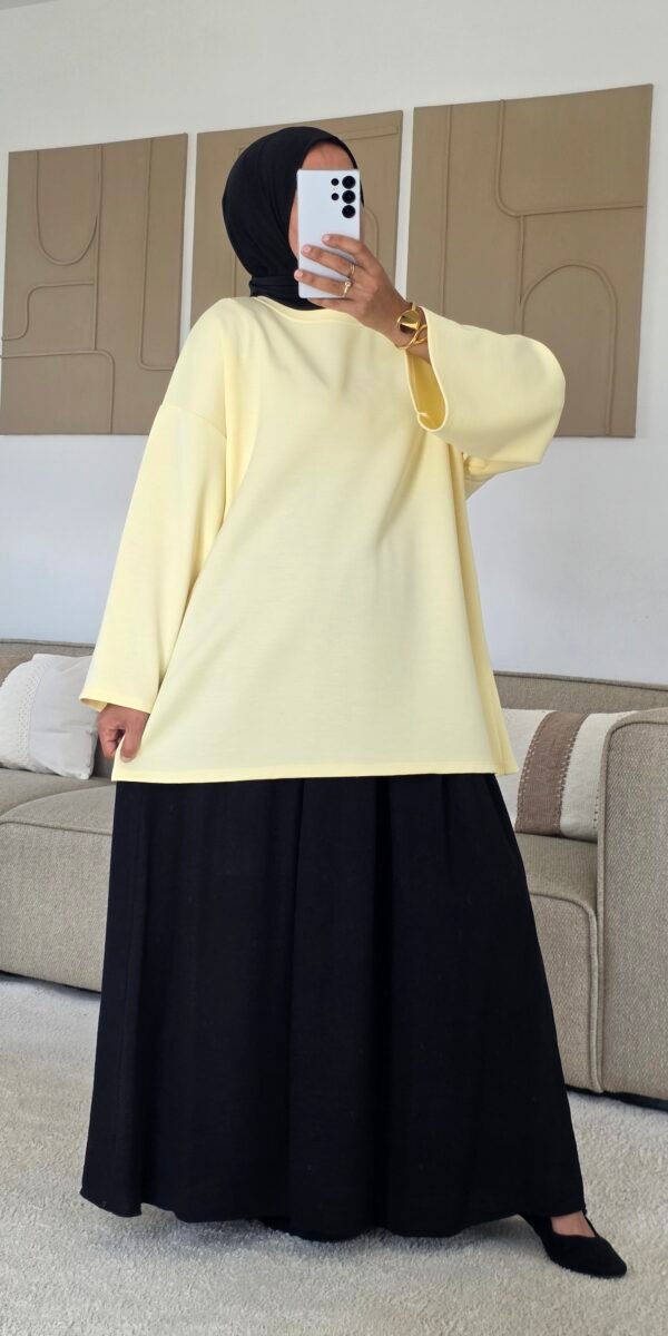 T-shirt oversize jaune