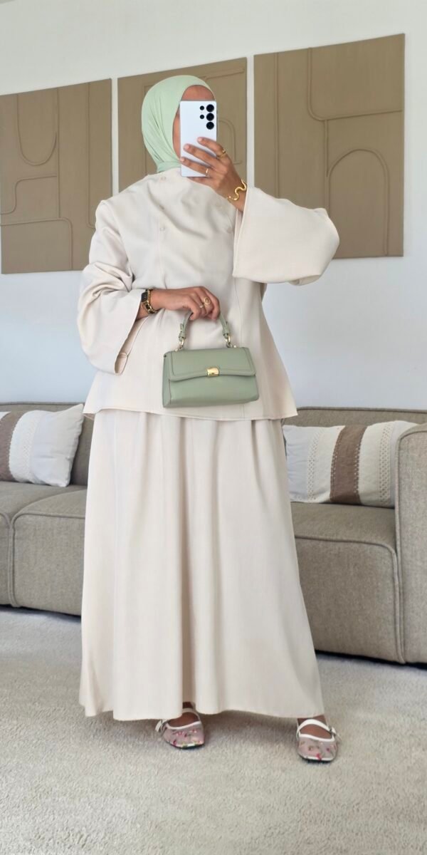 Ensemble jupe Tesnime beige