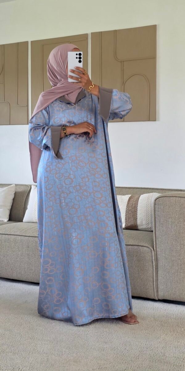Abaya Layali bleu