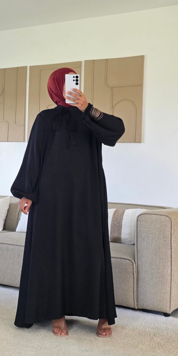 Robe longue Sisi noire