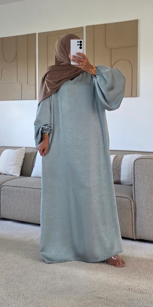 Abaya mastour vert