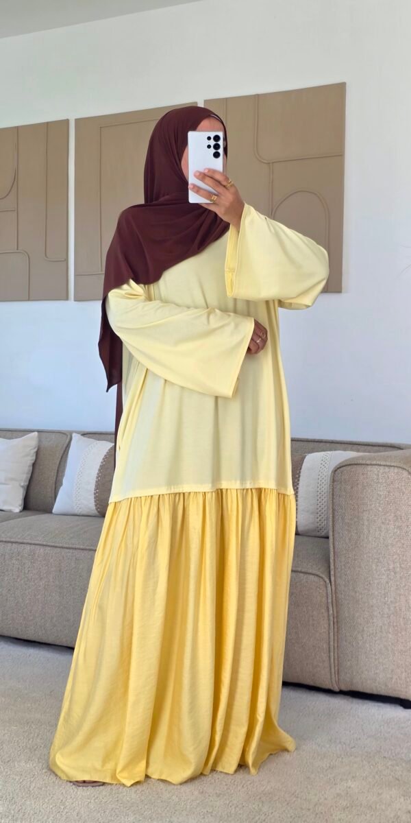 Robe longue Hayaki jaune