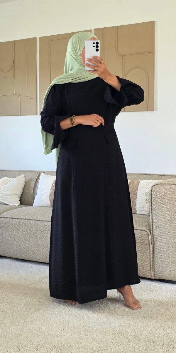 Robe longue Mina noire