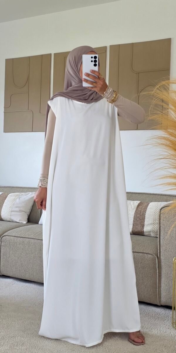 Sous robe soie de Médine blanche