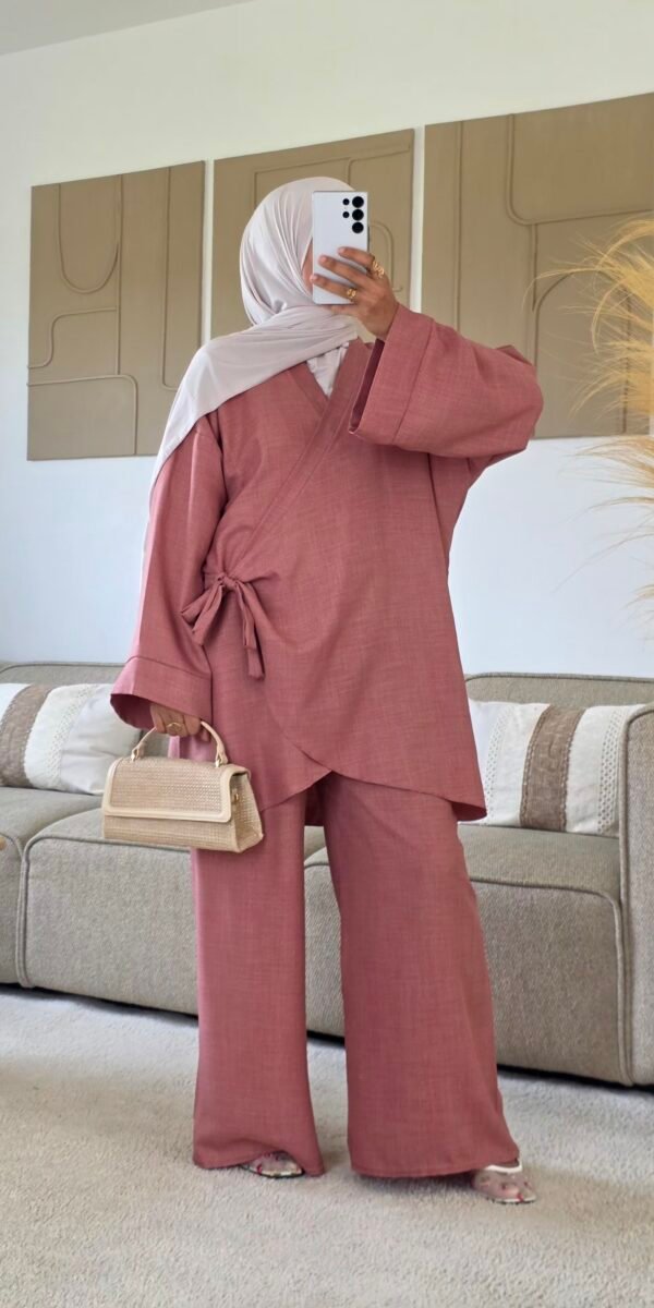 Ensemble Nesrine rose