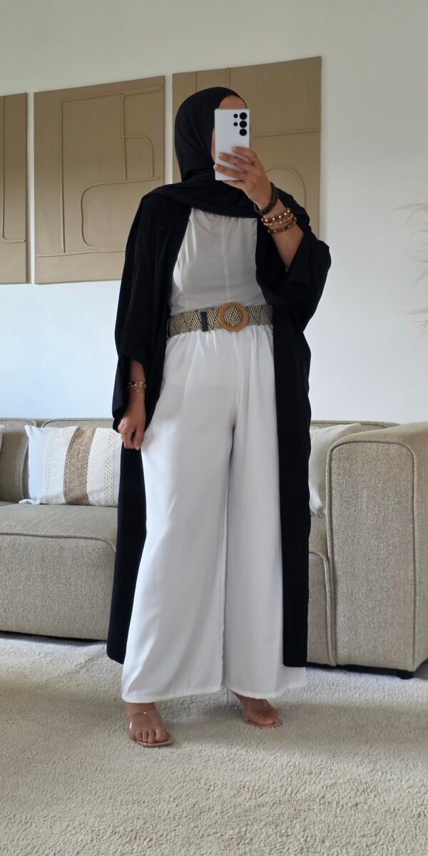 Pantalon large Ines blanc