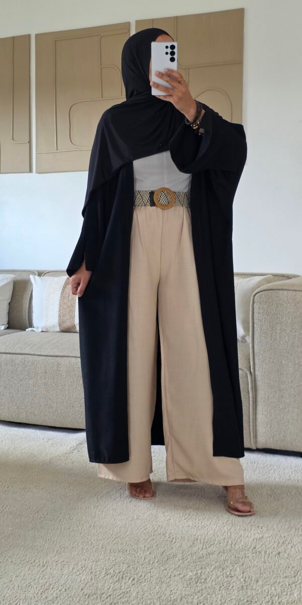 Pantalon large Ines beige