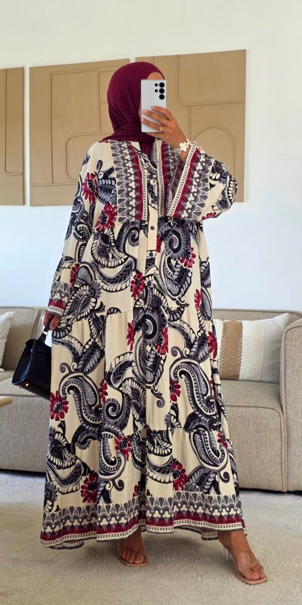 Robe longue Laliya prune