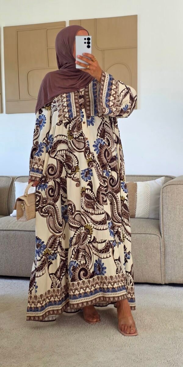 Robe longue Laliya choco