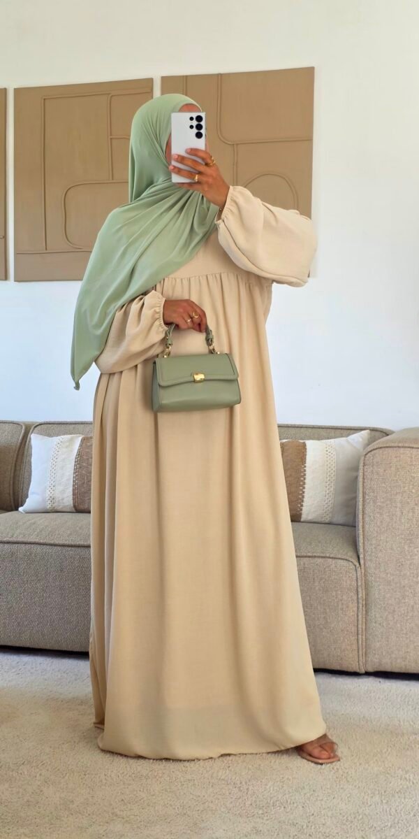 Abaya basic jazz beige