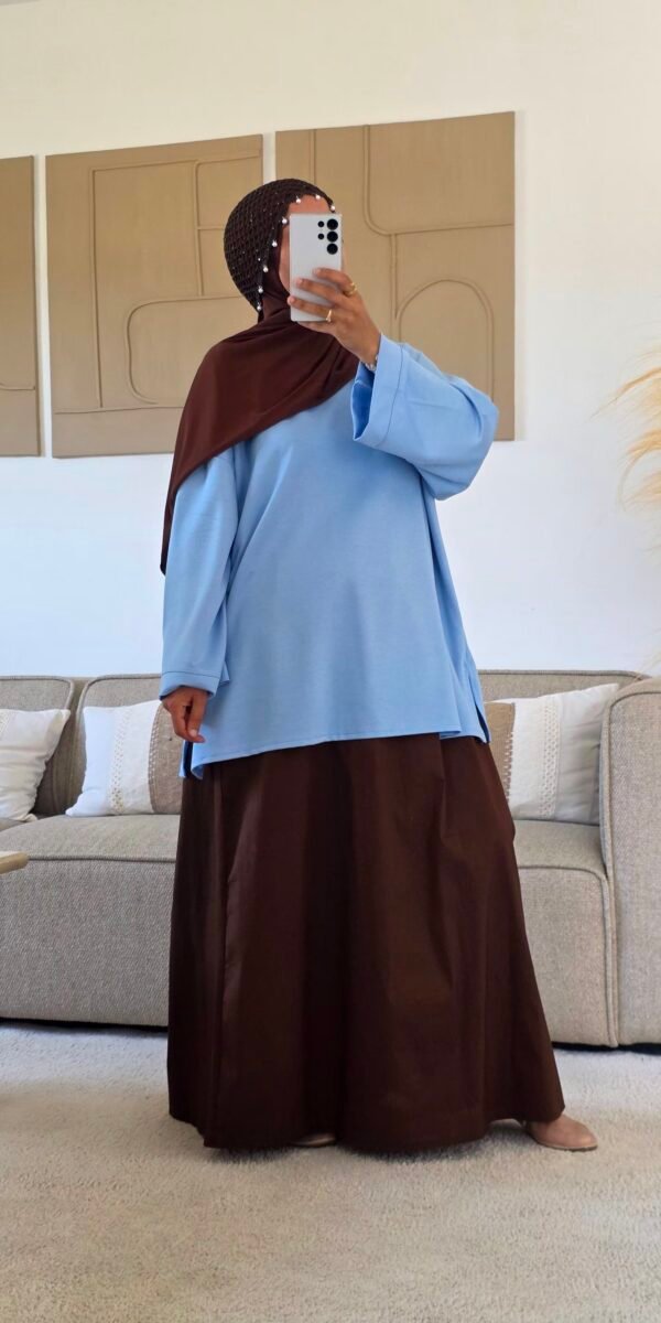 T-shirt oversize Mola bleu ciel